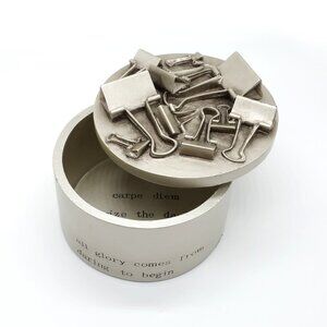 Motivational Inspirational 3D Art Trinket Box - Carpe Diem